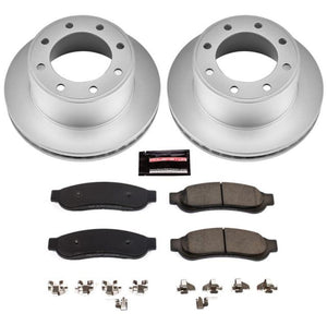 Power Stop CRK5578 10-12 fits Ford F-350 Super Duty Rear Z17 Coated Brake Kit