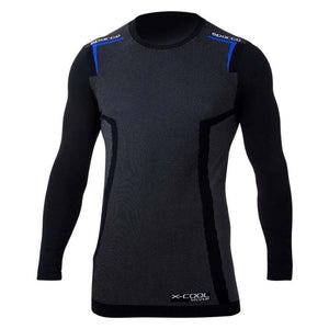 SPARCO 002202NREB4XL Undershirt K-Carbon Black/Blue