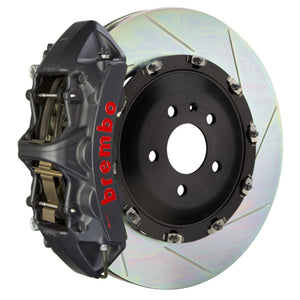 Brembo 1N2.9047AS Brembo 15-23 fits Mustang Front GTS BBK 6 Piston Cast 380x34 2pc Rotor Slotted Type1-Black HA