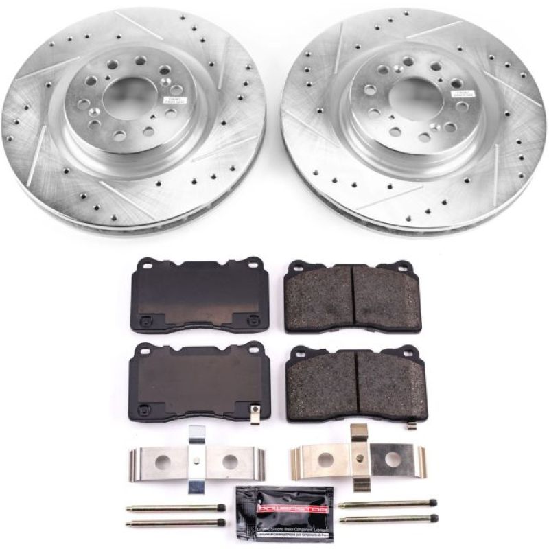 PowerStop K7869 fits Honda 17-19 Civic Front Z23 Evolution Sport Brake Kit