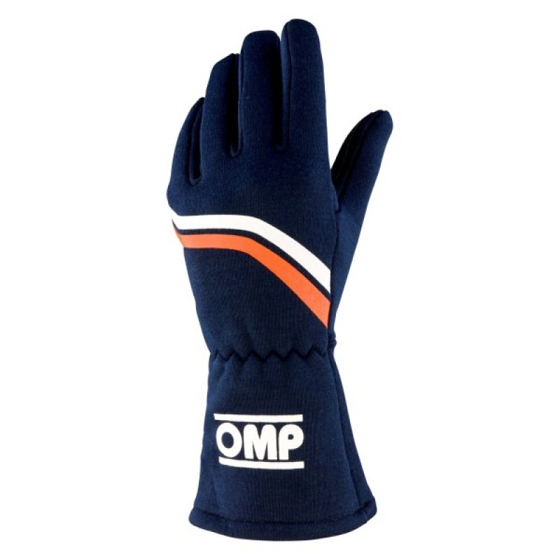 OMP IB0-0746-B01-249-L Dijon Gloves My2021 Navy Blue - Size L (Fia 8856-2018)