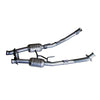 BBK  1521 Mustang 5.0 High Flow H Pipe With Catalytic Converters - 2-1/2