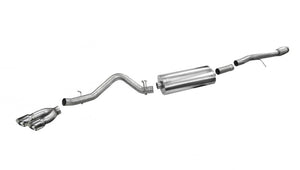 CORSA Performance 14866 Corsa 2014-19 fits Sierra/Silvrd 1500 Crew/Dbl / Short/Std. Bed 6.2L V8 Polished Sport Single SideCB Ext
