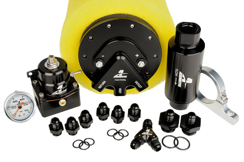Aeromotive  17164 Phantom 340 Fuel System - Return Style w/Y-Block