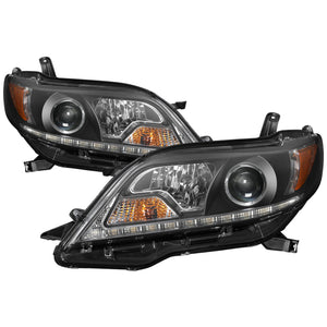 Spyder 5084002 2017 fits Toyota 15-20 Sienna Projector Headlights - DRL LED - B