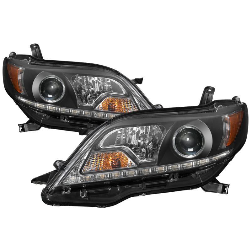 Spyder 5084002 2017 fits Toyota 15-20 Sienna Projector Headlights - DRL LED - B