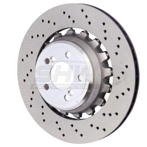 SHW Performance BRR48504 fits BMW X5 M 4.4L Right Rear Cross-Drilled Brake Rotor