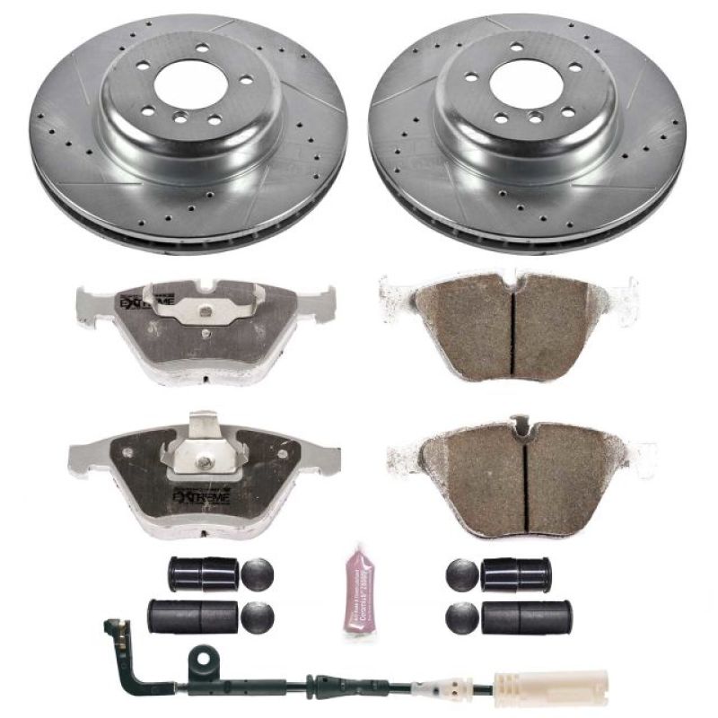 PowerStop K2918-26 08-10 fits BMW 535i Front Z26 Street Warrior Brake Kit