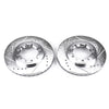 PowerStop fits Nissan 98-04 Frontier Front Evolution Drilled & Slotted Rotors -