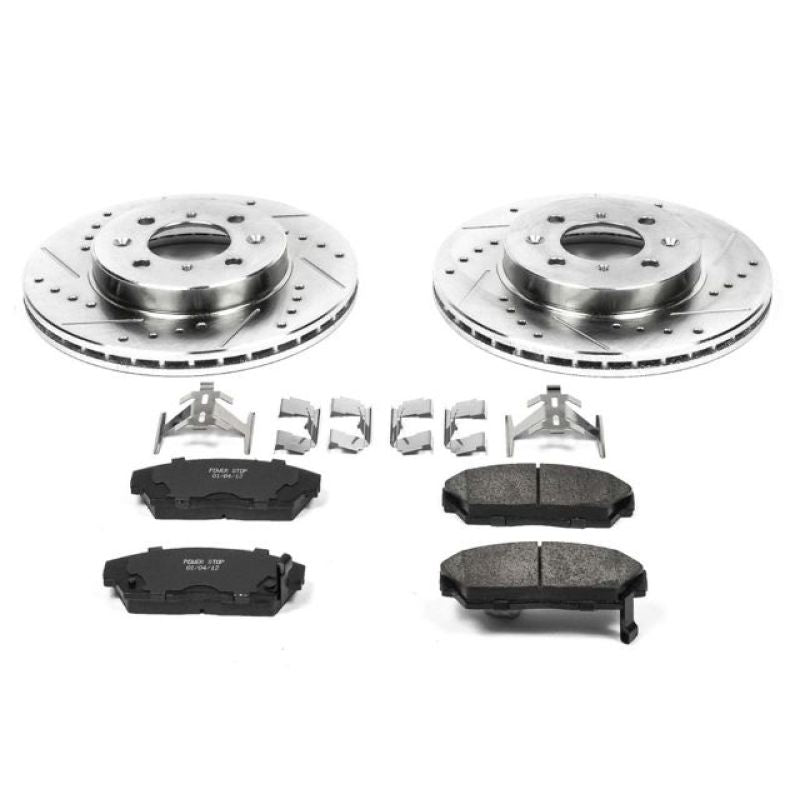 PowerStop K688 fits Acura 90-93 Integra Front Z23 Evolution Sport Brake Kit