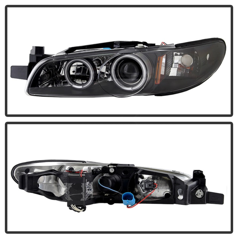 Spyder 5011695 fits Pontiac 97-03 Grand Prix Projector Headlights CCFL Halo Blk