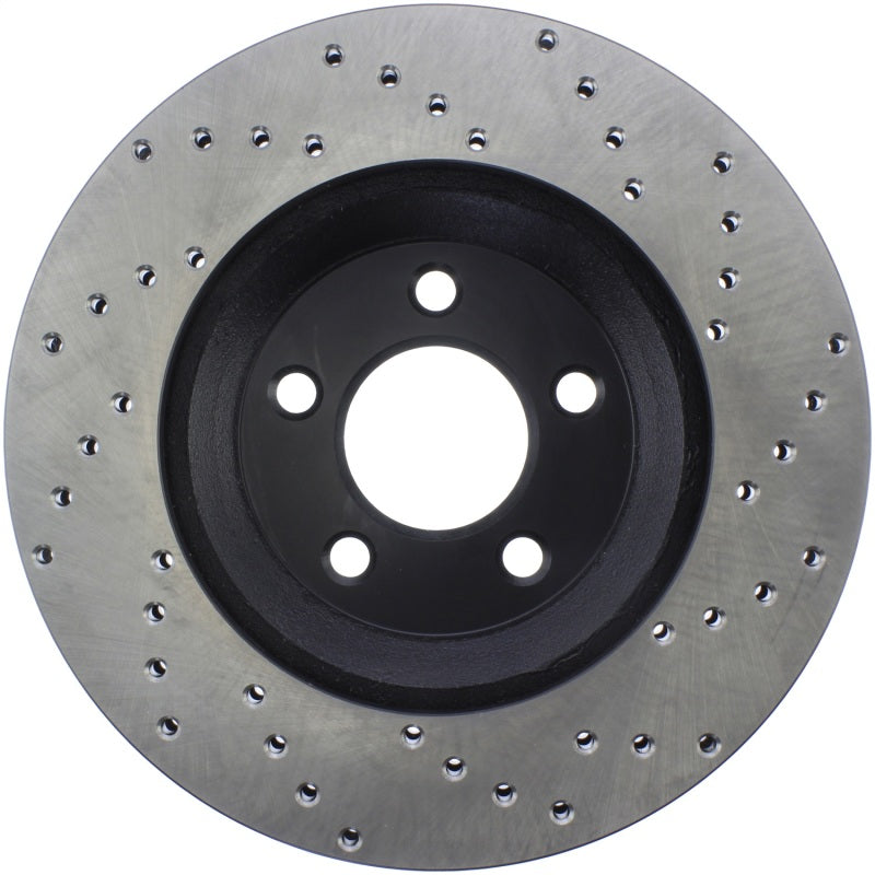 Stoptech 128.61086R Power Slot 05-10 fits Mustang GT V8-4.6L Front Right Drilled Rotor