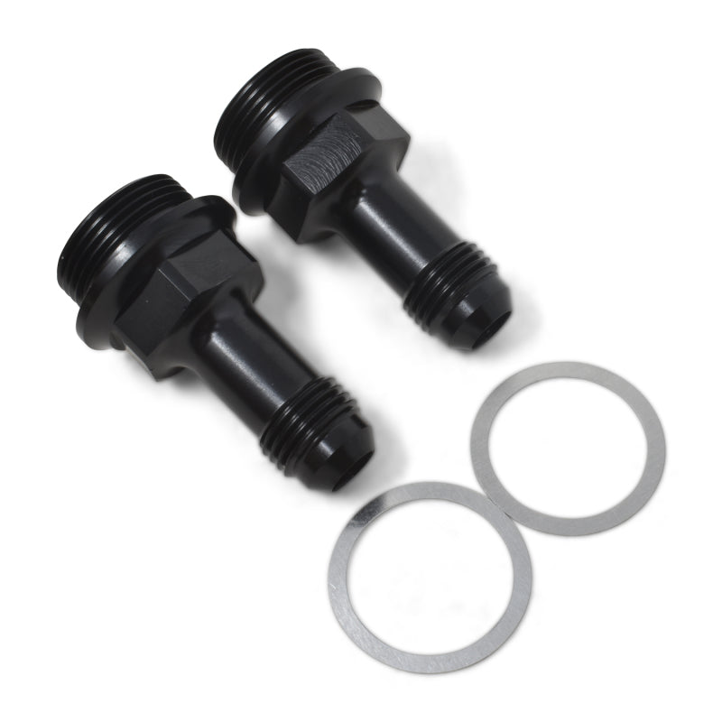 Russell 640363 Performance 7/8in -20 x -6 AN Male Flare Extended (2 pcs.) (Black)