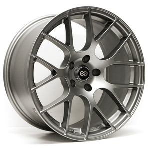Enkei 467-885-6550GM Raijin 18x8.5 50mm Offset 5x114.3 Bolt 72.6 Bore Dia Titanium Gray Wheel *Min Qty 60*