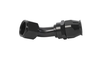 Aeromotive  15360 PTFE Hose End - AN-12 - 45 Deg - Black Anodized