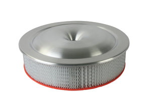 Moroso 65920 Low Profile Racing Air Cleaner - 16in x 4in Filter - Aluminum - 450