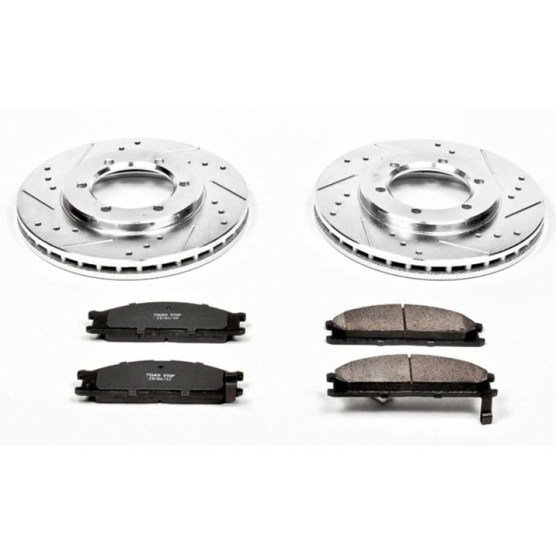 PowerStop K2278 fits Nissan 99-04 Frontier Front Z23 Evolution Sport Brake Kit