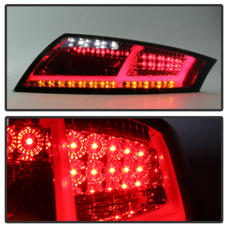 Spyder 5081681 fits Audi 07-12 TT LED Tail Lights Smoke ALT-YD-ATT07-LED-SM
