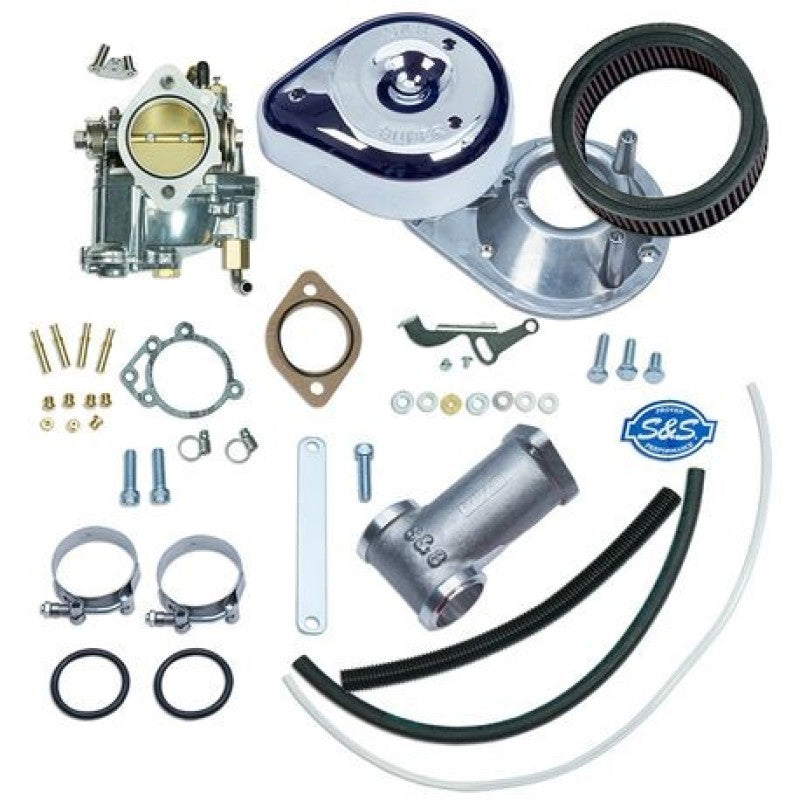 S&S 11-0401 Cycle 55-65 BT Models Super E Carburetor Kit - Standard Tanks