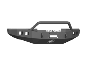 Road Armor 61744B 17-20 fits Ford F-250 Stealth Wide Fender Front Winch Bumper w/Pre-Runner Guard - Tex Blk