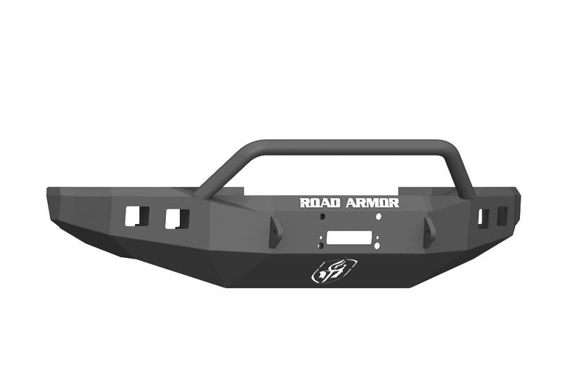 Road Armor 61744B 17-20 fits Ford F-250 Stealth Wide Fender Front Winch Bumper w/Pre-Runner Guard - Tex Blk