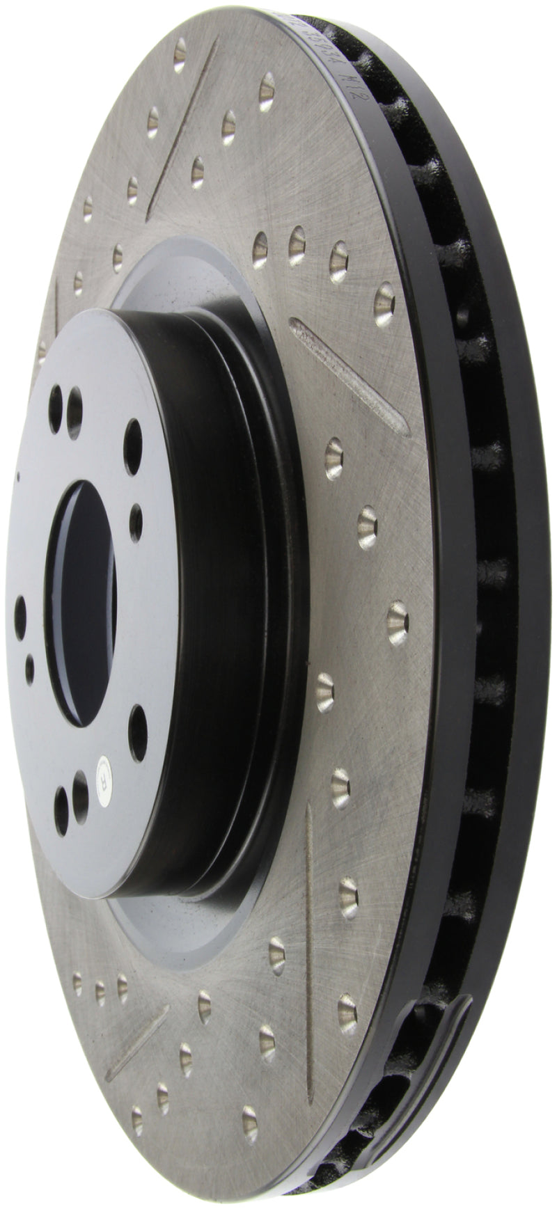 Stoptech 127.40057R 02-06 fits Acura RSX Type S / 06-09 Honda Civic Si Slotted & Drilled Right Front Rotor