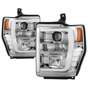 Spyder 5087744 fits Ford 08-10 F-250/350/450 V2 High-Power LED Headlights-Switc