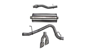 CORSA Performance 14748 Corsa 2015-2020 fits GMC Yukon XL 1500 5.3L V8 3in Cat-Back Single Side Exit Twin 4in Polished Tips