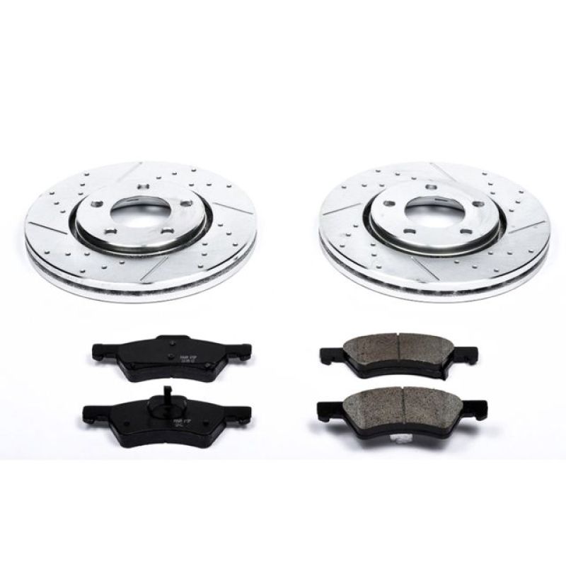PowerStop K5246 fits Dodge 03-04 Caravan Front Z23 Evolution Sport Brake Kit