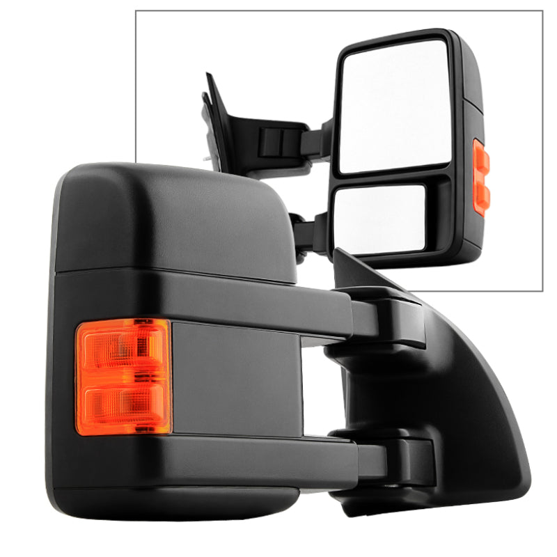 9933134 Xtune fits Ford 99-14 Superduty Manual Extendable Manual Adjust Mirror