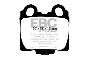 EBC UD771 98-05 fits Lexus GS300 3.0 Ultimax2 Rear Brake Pads