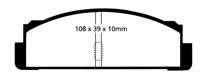 EBC DP2130 fits Fiat 68-83 124 1.6 Greenstuff Rear Brake Pads