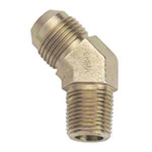 Fragola 582308 -8AN x 3/8 NPT 45 Degree Adapter - Steel