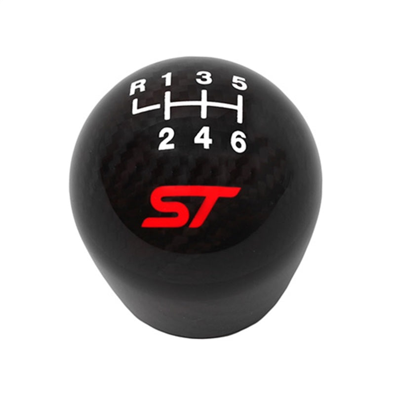 fits Ford Racing M-7213-FSTCF Focus ST Black Carbon Fiber Shift Knob 6 Speed