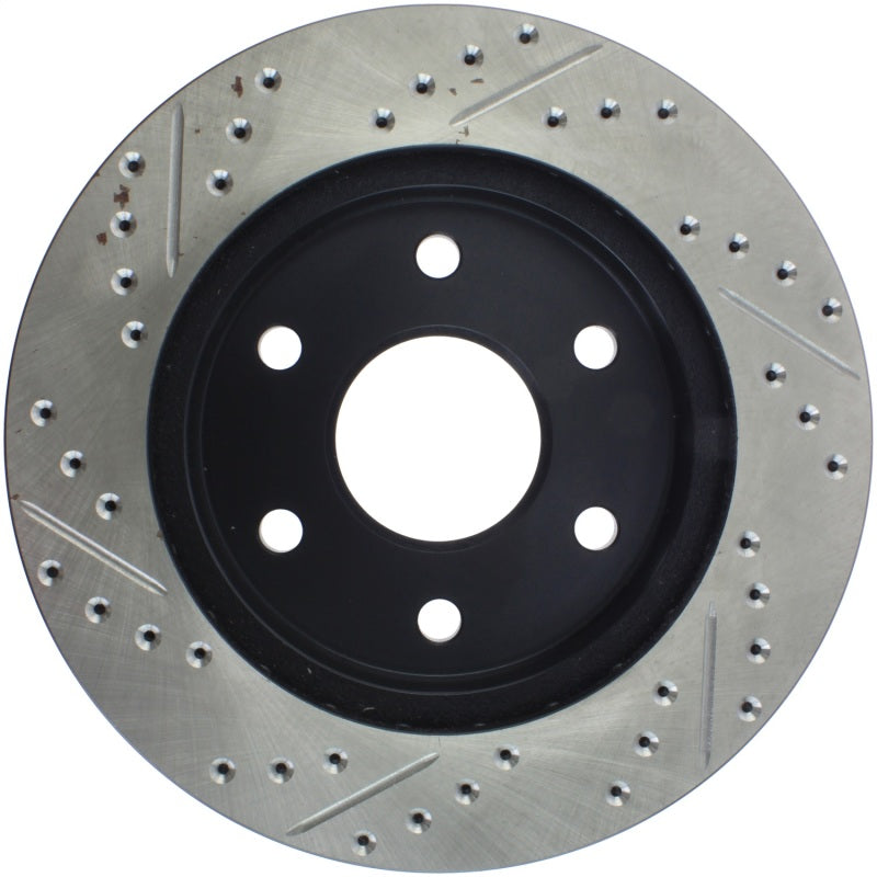 Stoptech 127.66040L 99-06 GMC Sierra (2dr) Front Left Slotted & Drilled Rotor