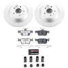 Power Stop 17-19 Ford Escape Rear Z36 Coated Truck & Tow Brake Kit