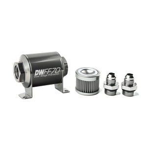 DeatschWerks 8-03-070-100K-8 Stainless Steel 8AN 100 Micron Universal Inline Fu