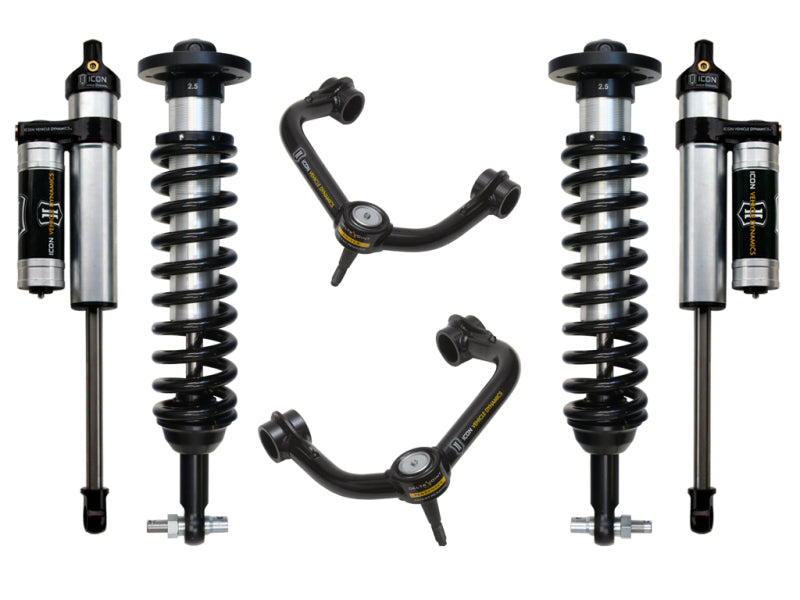 ICON K93063T 2014 fits Ford F-150 4WD 0-2.63in Stage 3 Suspension System w/Tubular Uca