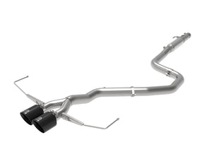AFE 49-37011-B  Exhaust Cat-Back 19-20 fits Hyundai Veloster 304SS Black Dual T