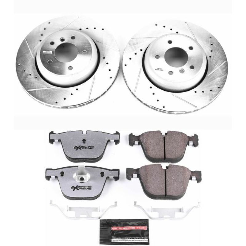 PowerStop K2940-26 08-10 fits BMW 535i Rear Z26 Street Warrior Brake Kit