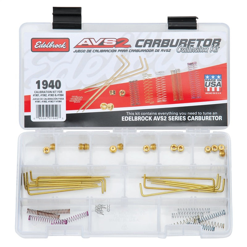 Edelbrock 1940 Calibration Kit for 1901 / 1902 / 1903 / 1904