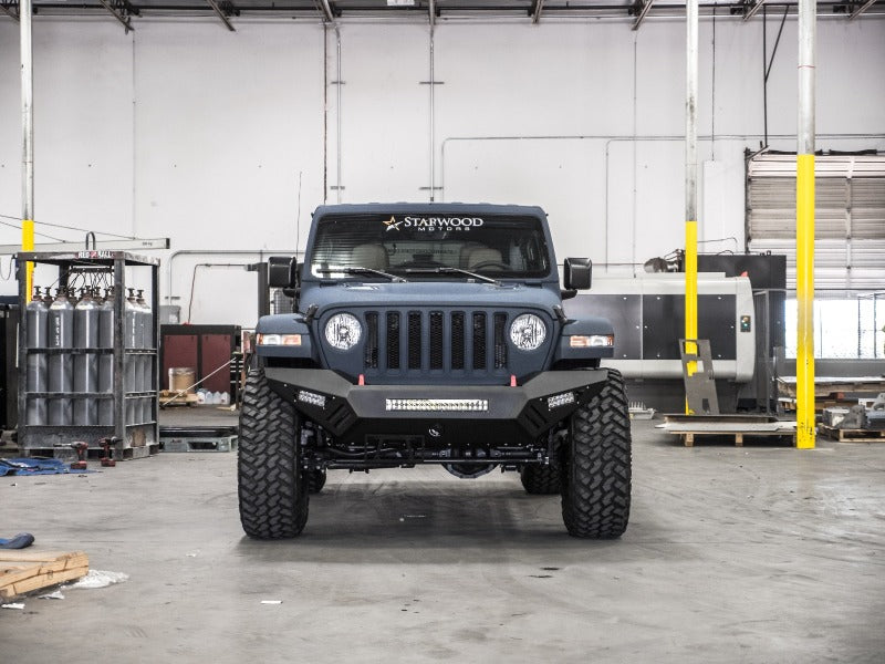 Road Armor 5183XF0B 18-20 fits Jeep Wrangler JL SPARTAN Front Bumper - Tex Blk