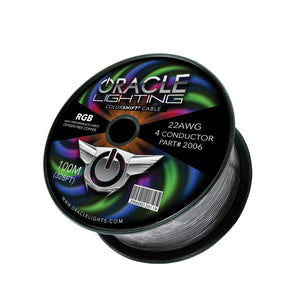 ORACLE Lighting 2006-504 Oracle 22AWG 4 Conductor RGB Installation Wire 100M (328ft) Spool - RGB