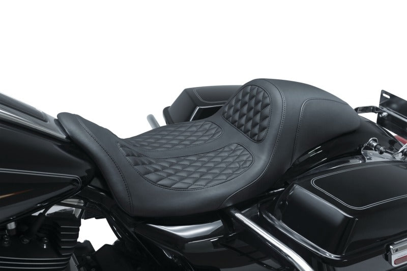 Mustang 75947 Harley Electra Glide,Rd Glide,Rd King ,Str Glide Hightail Fastback 1PC Seat - Black