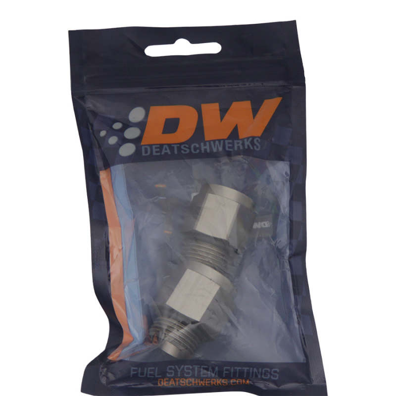 DeatschWerks 6-02-0102 DW350iL 8ORB Male to Metric Female Plumbing Kit to Replace Bosch 044 (Incl. O-Ring)