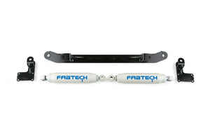 Fabtech FTS21044BK 07-14 fits GM C/K1500 2WD/4WD Dual Steering Stabilizer System w/Perf. Shocks