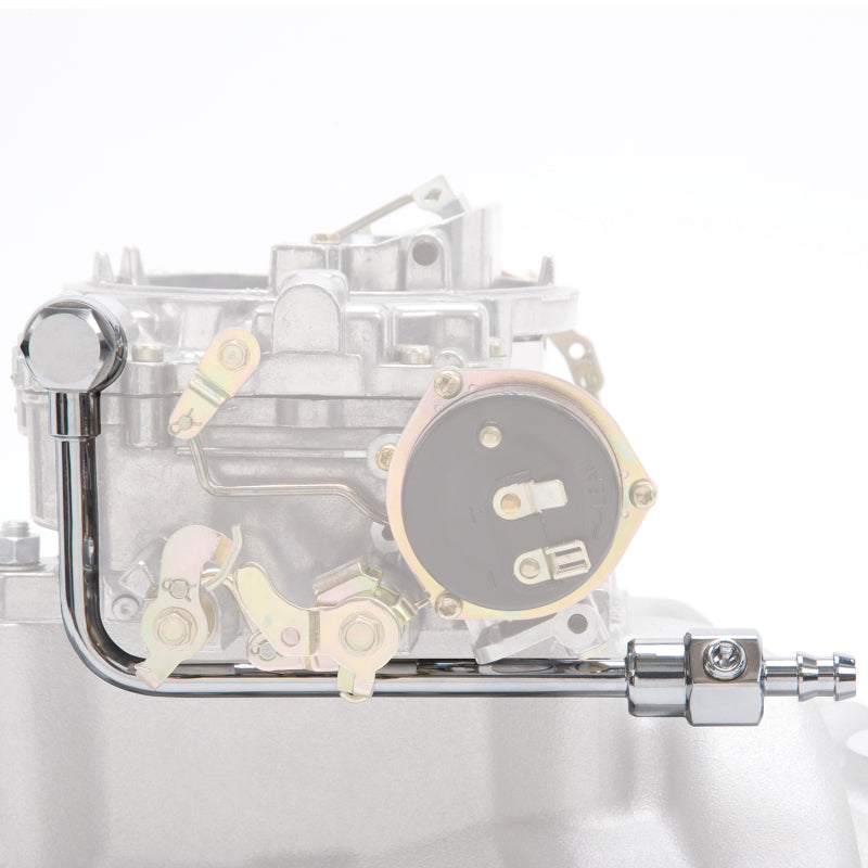 Edelbrock 8126 Fuel Line for Edelbrock Carburetors 3/8In Barb Inlet