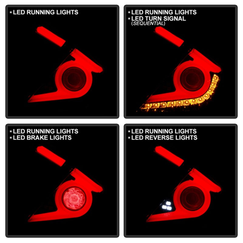 Spyder 5088819 fits Honda 16-19 Civic 5 Door Hatchback Light Bar LED Tail Light