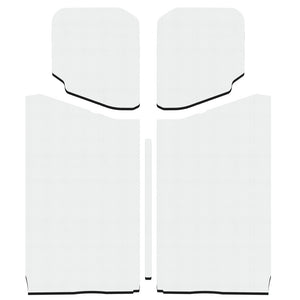 DEI  50190 fits Jeep 18-23 Wrangler JL 2-Door Boom Mat Headliner - 5 Piece - Whi