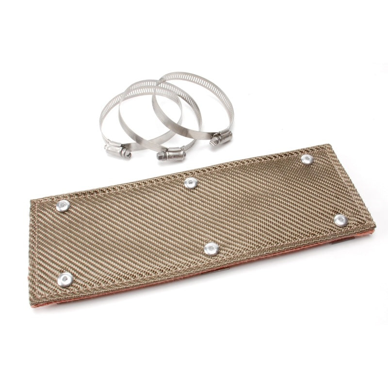 DEI  10454 Pipe Shield w/Stainless Steel Clamps - 4in x 12in - Titanium